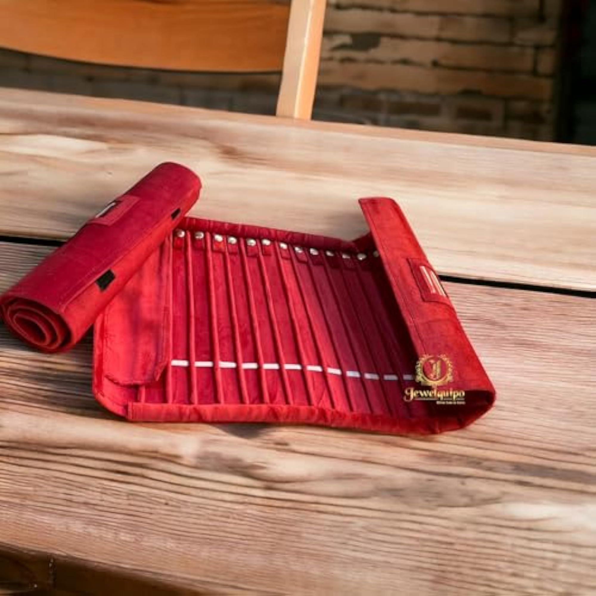 Suede Chain Organiser, Chain Display Folder